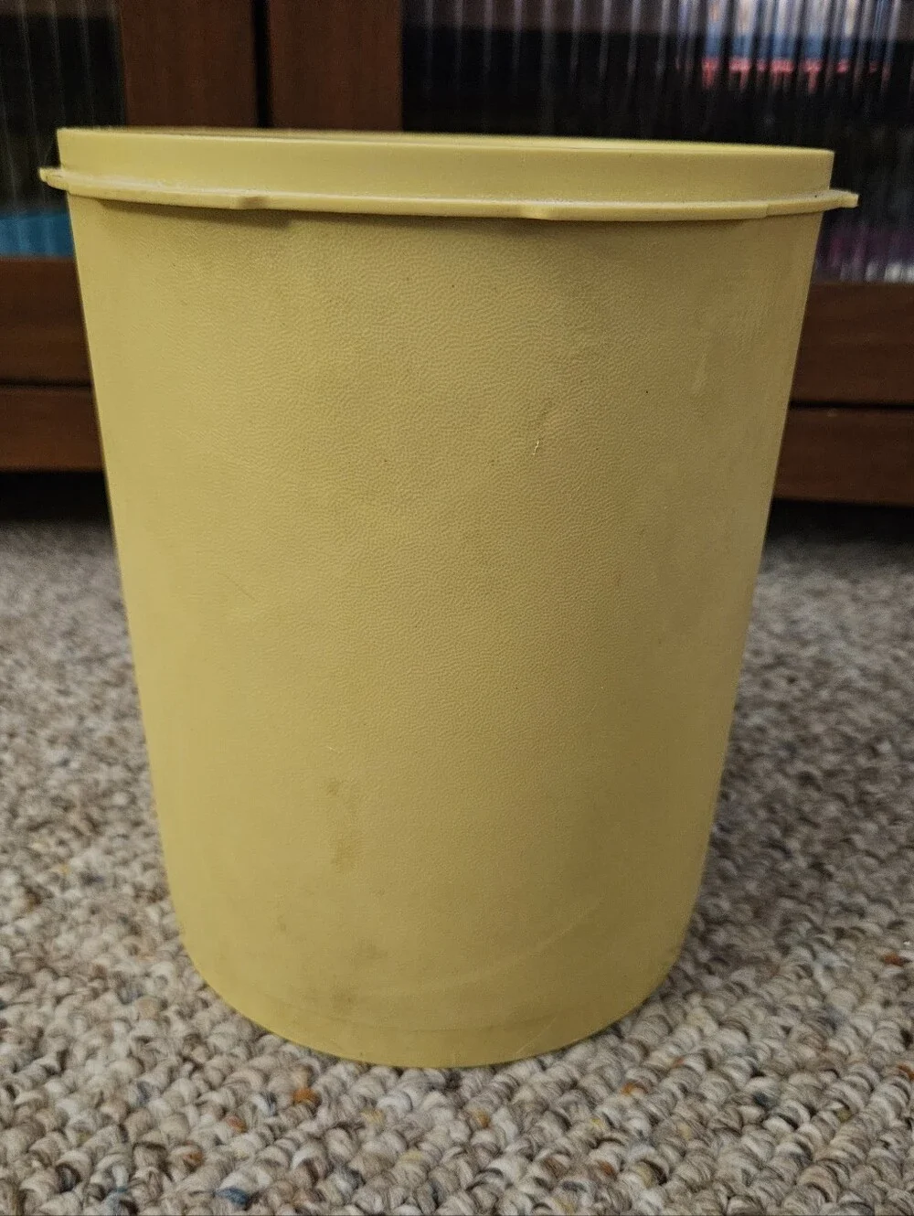 Tupperware Yellow Servalier Canister No Lid 809-3
